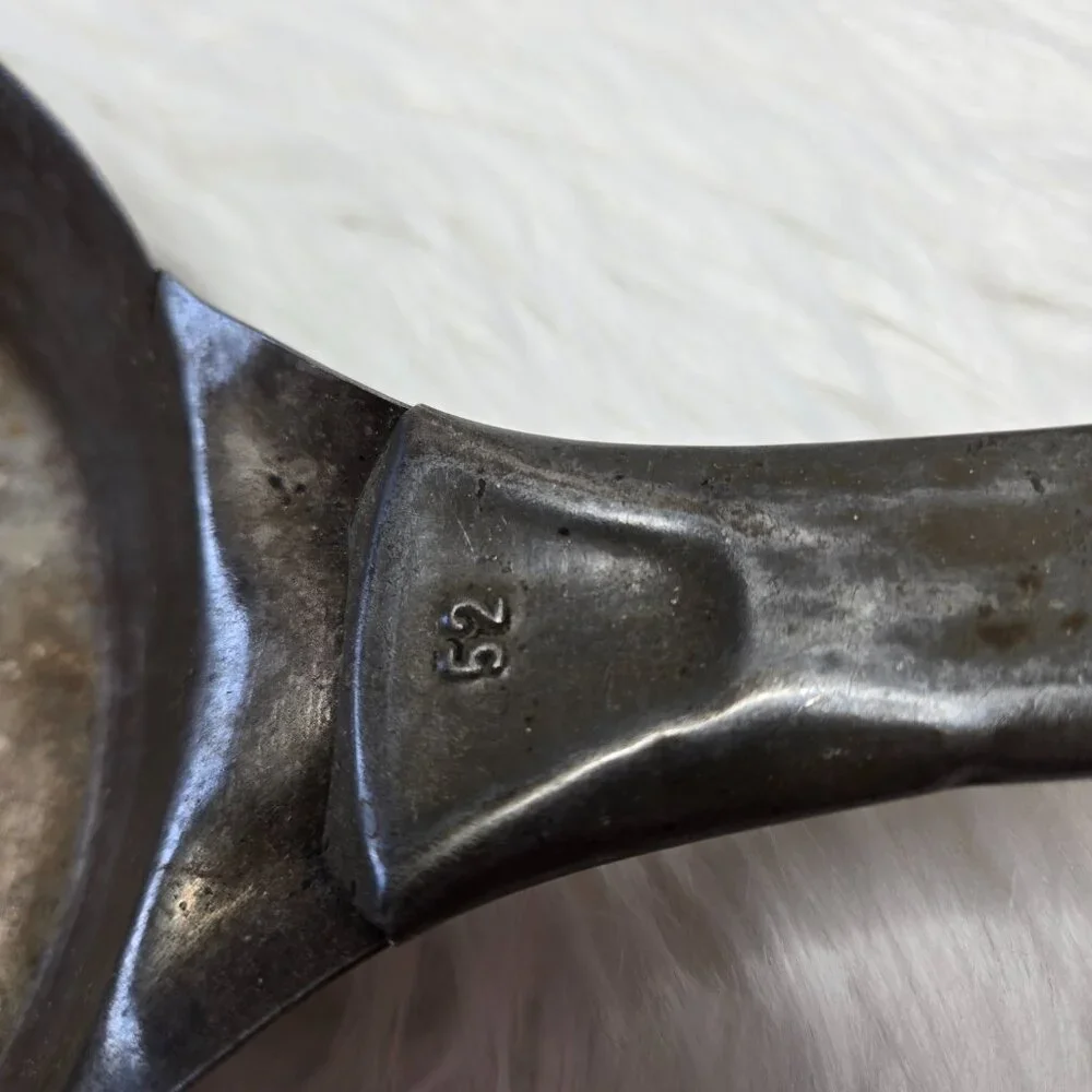 Vintage Antique L&G Cold Handle Cowboy Fry Pan Skillet 9